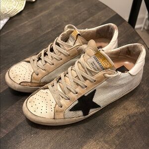 Golden Goose Sneakers - Beige and Black